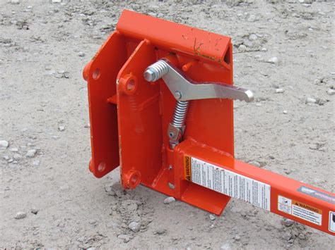 kubota pin on loader to skid steer quick attach adapter|quick attach adapter for kubota.